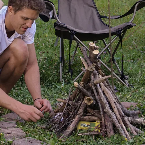 Miniatura 5 de Duraflame Iniciador de Fuego para Uso en Interiores y Exteriores - Troncos de Ignición Rápida para Barbacoa, Chimenea, Fogata y Campamentos