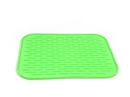 Miniatura 5 de Alfombrilla de silicona resistente al calor de 8.5 x 6 pulgadas, color azul para rizadores, alisadores de cabello y herramientas de peinado