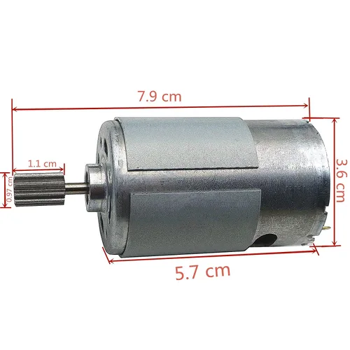 Miniatura 2 de 1 unids universal 555 30000RPM motor eléctrico RS555 24V Accesorios de motor para niños coches eléctricos niños paseo en juguetes piezas de repuesto