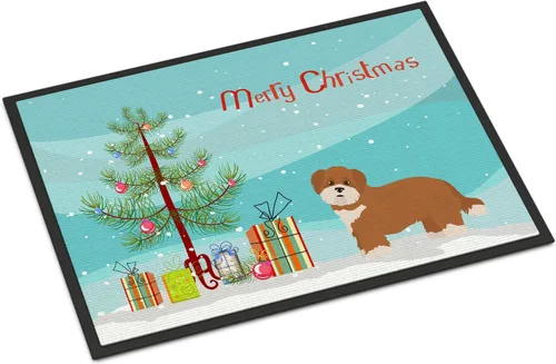 Miniatura 124 de Caroline's Treasures CK3799MAT Akita Shepherd - Tapete de árbol de Navidad de 18 x 27 pulgadas, tapete para puerta delantera, interior y exterior