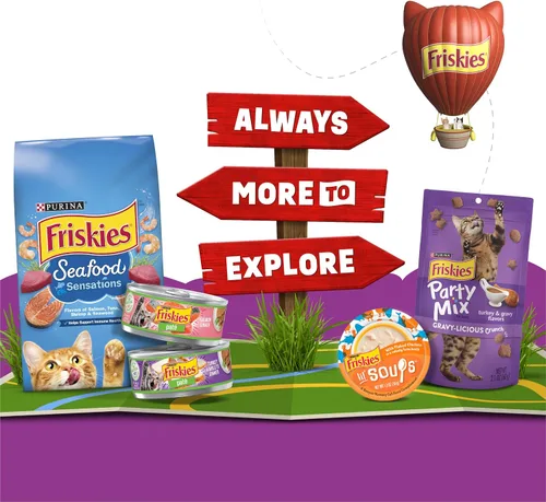 Miniatura 10 de Purina Friskies Complemento de Comida para Gatos en Puré, Lil' Shakes con Delicioso Salmón, Premios Lamibles para Gatos - (Paquete de 16) Bolsitas
