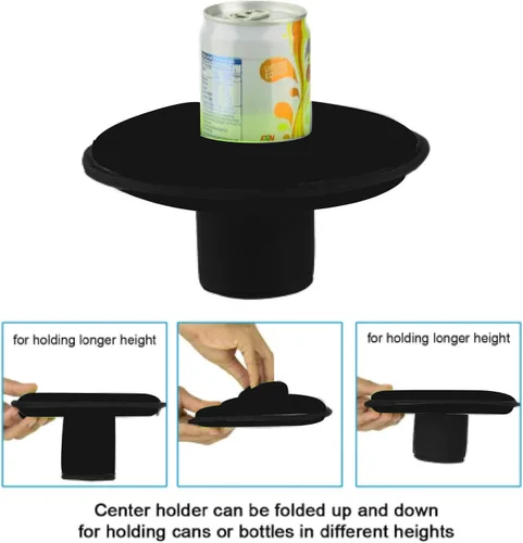 Miniatura 4 de Soporte flotante de neopreno para bebidas, portavasos flotante, para piscina, fiesta, diversión acuática, se adapta a latas/botellas delgadas