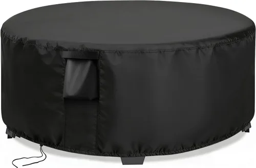Miniatura 12 de Funda pequeña para mesa auxiliar de exterior, cubierta de mesa auxiliar de patio de 17 pulgadas para exteriores, funda impermeable para muebles