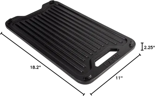 Miniatura 7 de Traeger Grills BAC609 ModiFIRE Accesorio de Plancha Reversible de Hierro Fundido para Parrilla