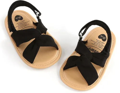 Miniatura 78 de Sandalias de verano para bebés, niñas y niños, unisex, antideslizantes, suela suave, transpirable, para primeros pasos, zapatos de playa al aire