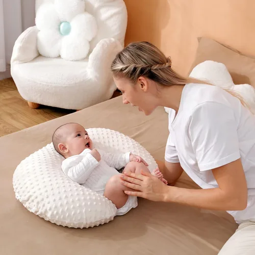Miniatura 2 de Funda de almohada Aullar para almohada de lactancia y posicionador para lactancia materna and Bottle Feeding, Propping Baby, Tummy Time, Baby Beige