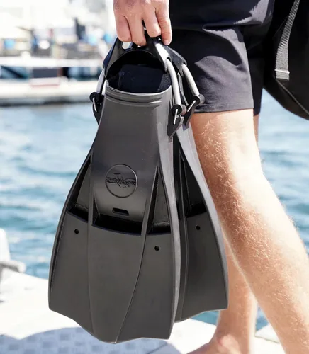 Miniatura 6 de Triton - Aletas de buceo de goma, correas de resorte de acero inoxidable, aletas de buceo, aletas de esnórquel, equipo de buceo y esnórquel