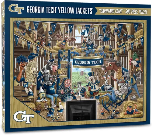 Miniatura 14 de YouTheFan NCAA Barnyard Fans - Rompecabezas de 500 piezas