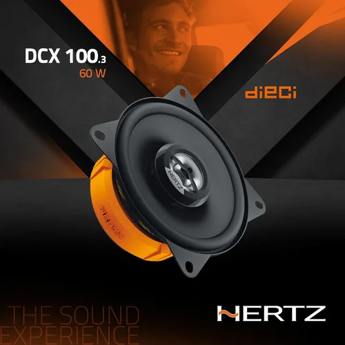 Miniatura 3 de HERTZ Dieci Series DCX-1003 Altavoces coaxiales bidireccionales de 4" - Par