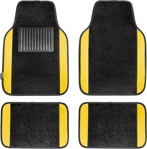 Miniatura 8 de FH Group Alfombrillas de Piso Automotrices – Ajuste Universal Alfombrillas de Alfombra Premium para Automóvil con Almohadilla para el Talón