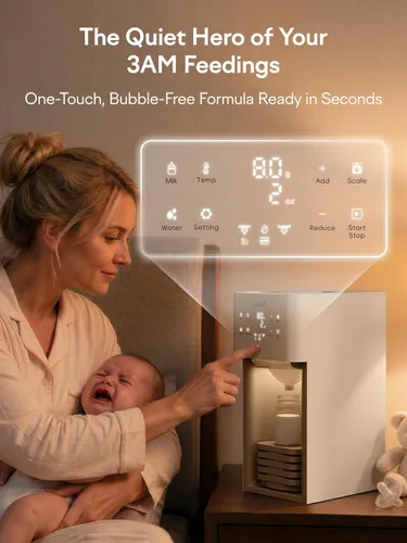 Miniatura 2 de GROWNSY Fabricante de fórmula para bebés, dispensador automático de fórmula ultra preciso, mezclador de fórmula con preparación instantánea