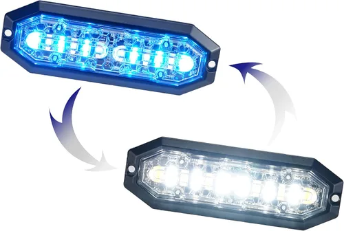 Miniatura 16 de UT01 Luz estroboscópica de emergencia para montaje en superficie, foco de advertencia [Clase SAE 1] [Doble color] [IP68] para vehículos