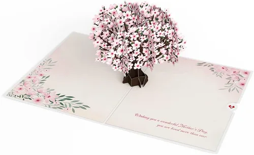 Miniatura 3 de Lovepop Tarjeta del día de la madre para abuela, tarjeta emergente de flor de cerezo, 5 x 7, tarjeta pensativa para abuela, flores emergentes
