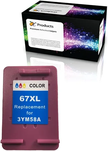 Cartucho de tinta remanufacturado de repuesto para HP 67XL Color para Envy 6055 6075 Envy Pro 6455 DeskJet 1255 2755, DeskJet Plus 4140 4155