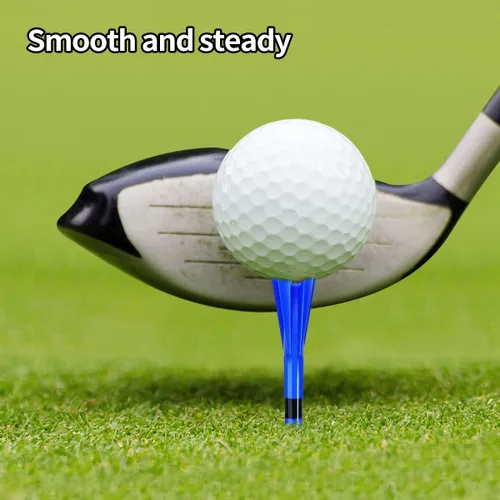 Miniatura 7 de ENHUA GOLF Paquete de 120 camisetas de plástico, camisetas azules irrompibles de 3-1/4 pulgadas con 20 camisetas cortas de golf a granel, 3-1/4