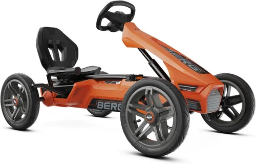 Miniatura 11 de BERG Pedal Kart Rally APX Azul Vehículo para Niños, Kart de Pedal con Asiento Ajustable, con Freno de Libre Accionamiento, Juguetes para Niños