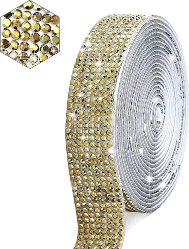 Miniatura 15 de Tiras autoadhesivas de diamantes de imitación de cristal para manualidades con diamantes de imitación de 0.079 pulgadas para manualidades, bodas