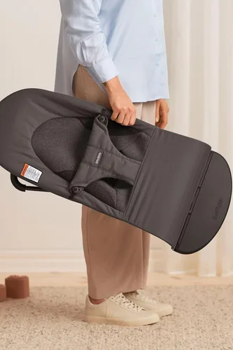 Miniatura 9 de BabyBjörn Bouncer Balance Soft, Gris Oscuro, Tejido/Jersey, Tri-Tela Asiento Ajustable de Mecedora para Bebé 2-en-1 y Silla para Niños Pequeños
