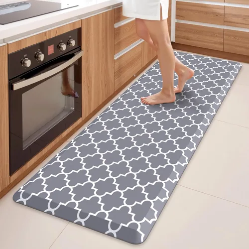 Miniatura 65 de WISELIFE - Tapete antifatiga para piso de 4/5 pulgadas, tapete de cocina antideslizante, impermeable, resistente, ergonómico, cómodo, duradero