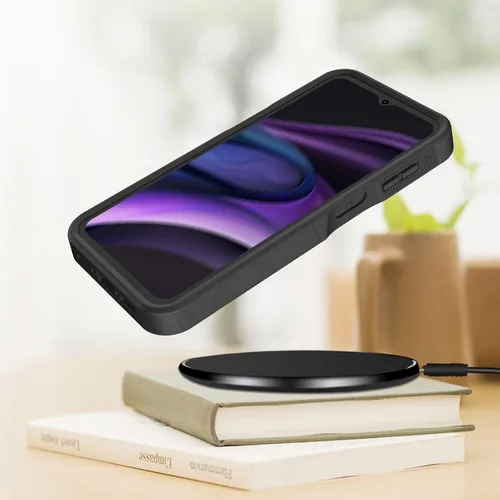 Miniatura 3 de Funda para Galaxy XCover 7 Pro, doble capa híbrida resistente resistente a prueba de golpes de policarbonato duro + funda protectora de silicona