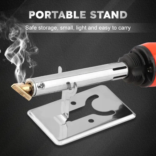 Miniatura 7 de Soldador de plástico, kit de soldadura de plástico de 110 V/100 W, kit de soldador de reparación de parachoques, herramienta de soldadura