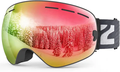 Miniatura 11 de ZIONOR X - Gafas de esquí - Gafas de snowboard con lente desmontable OTG para hombres, mujeres y adultos