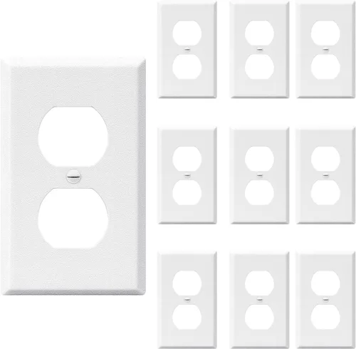 Miniatura 12 de DEWENWILS Sunken Pearls - Placa decorativa de pared para interruptor, cubierta para tomacorrientes, receptáculo de duplex simple