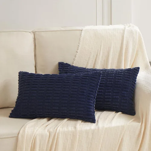 Miniatura 50 de Fancy Homi - Paquete de 2 fundas de almohada decorativas estilo bohemio de 16 x 16 pulgadas para sala de estar, sofá, cama, funda de cojín cuadrada