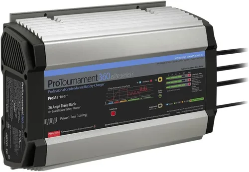 Miniatura 2 de ProTournament Elite 3 240 24 Amp 2-Bank Cargador de batería