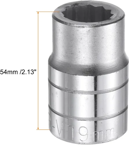 Miniatura 2 de HARFINGTON 0.748 in 12 puntos Zócalo poco profundo 3/4" Drive estándar métrico CR-V
