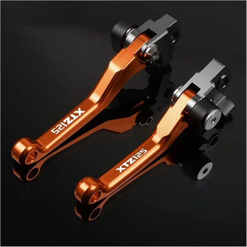Miniatura 7 de Freno de mano para XTZ125 XTZ 125 2003-2016 2014 2013 2012 2011 2010 2009 2008 2007 2006 2005 2004 Motocross accesorios pivote freno embrague Dorado
