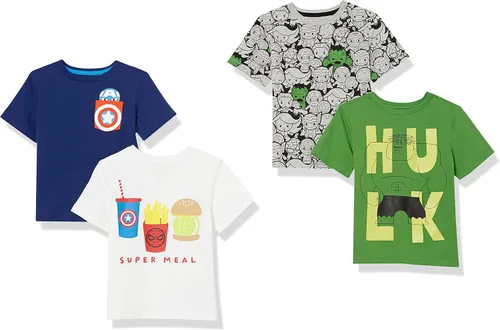 Miniatura 15 de Amazon Essentials Disney Marvel Star Wars Camisetas de manga corta para niños y bebés (anteriormente Spotted Zebra), Multipacks