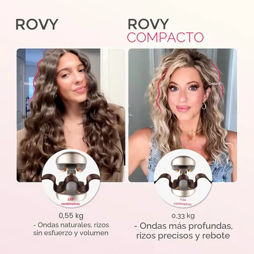 Miniatura 3 de Rizador de Cabello Ondulador TYMO ROVY - Varita Rizador de Ondas de Playa, Rizador de Cabello Iónico de Onda Profunda con Cerámica de 3 Barriles