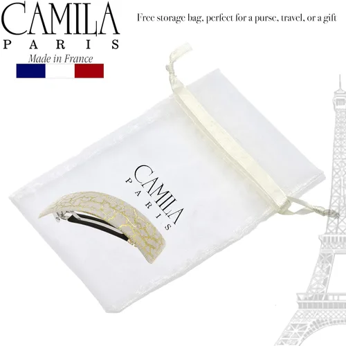 Miniatura 5 de Camila Paris CP2553 - Pinza de pasador de pelo francés para niñas, para cabello largo y rizado, grueso, rizado, ondulado, agarre fuerte, pinzas