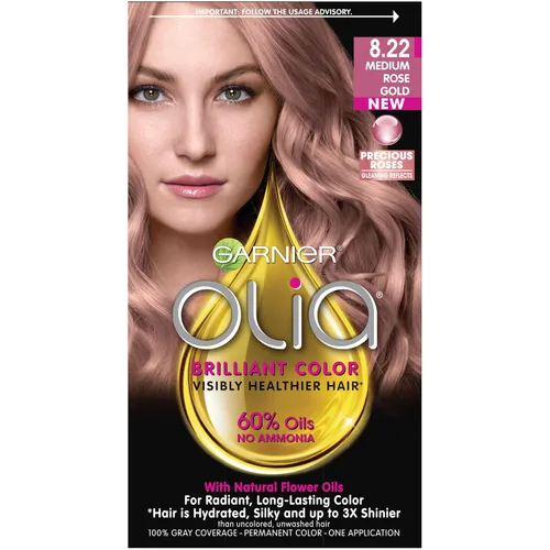 Miniatura 24 de Garnier Olia Tinte de cabello sin amoníaco [5.60] rojo granate medio, 1 unidad 5.6 Rojo granate medio