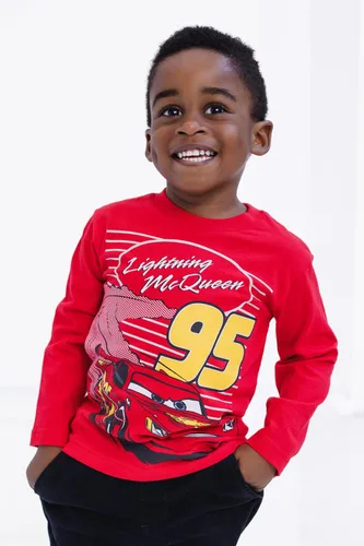 Miniatura 38 de Disney Toy Story Cars - Paquete de 2 camisetas de manga larga para cosplay de Mickey Mouse para niños pequeños