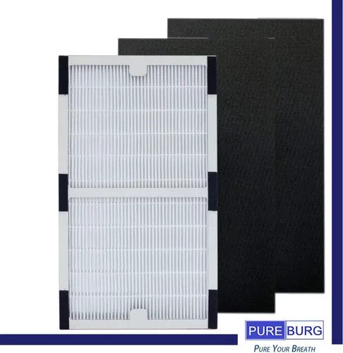 Miniatura 9 de PUREBURG IAF-H-100C Filtro de repuesto compatible con purificadores de aire Idylis IAP-10-200 e IAP-10-280, H13 HEPA + 2 filtros de carbón activado