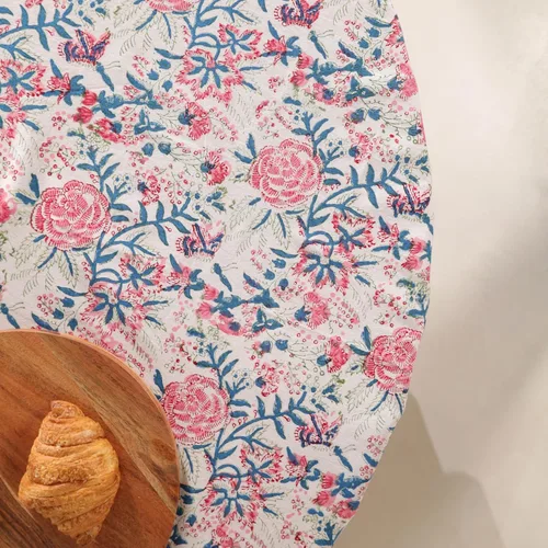 Miniatura 5 de Funda de mesa impresa a mano con diseño exquisito, tela de algodón premium, perfecta para comedor y decoración, mantel de mesa