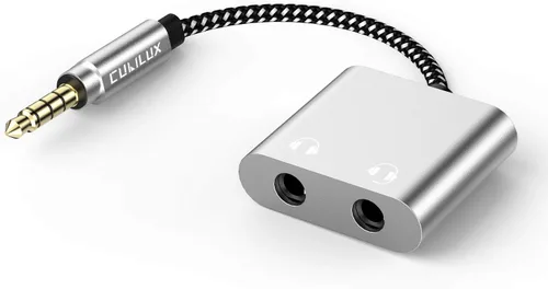 Miniatura 15 de Cubilux Adaptador USB C para auriculares dobles, tipo C a divisor de audio de 3.5mm doble compatible con iPhone 17/16/15, iPad Pro 13/12.9/11 iPad
