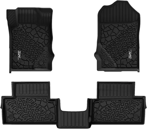 Miniatura 11 de Alfombrillas 3W y forro de carga para Ford Bronco 2 puertas 2021 2022 2023 2024 2025 Todo clima TPE Accesorios para auto a medida Alfombrillas