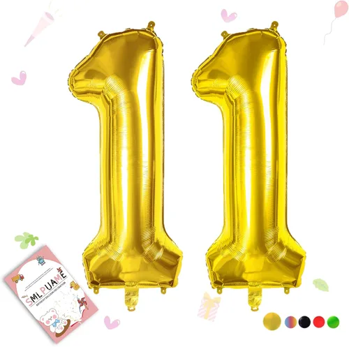 Miniatura 25 de Globos de números de 40 pulgadas del 0 al 9 dorados grandes del número 0, globos digitales para suministros de decoración de celebración de fiesta