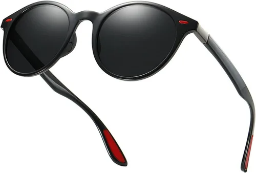 Gafas de lectura polarizadas deportivas ultraligeras para hombre, gafas de lectura de marco completo, gafas redondas de presbicia para exteriores,