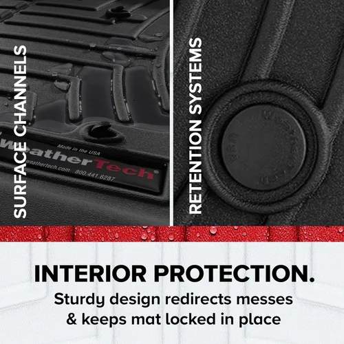 Miniatura 4 de WeatherTech Revestimientos de suelo personalizados para Chevrolet Silverado LD 1500, Sierra 2500HD / 3500HD, Silverado 2500HD/3500HD - 1ª y 2ª fila