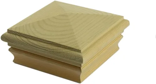 Deckorators tapa de poste de madera tipo pirámide alta Newport, 72889