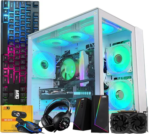 Miniatura 12 de MTG Khuno Gaming Tower PC - Intel Core i7 4ª generación, RTX 3060 12GB 192 bits, 16 GB RGB ARGB Ram, 512 GB Nvme, combo de cámara web gamer, Windows