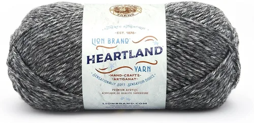 Lion Brand Yarn Heartland Yarn, Hilo de Peso Medio para Tejer, Ganchillo y Manualidades, 1 Paquete, Great Smoky Mountains Grandes Montañas Humeantes