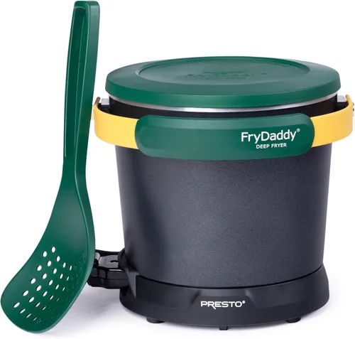 Miniatura 2 de Presto 05427 Freidora eléctrica profunda FryDaddy, verde/dorado