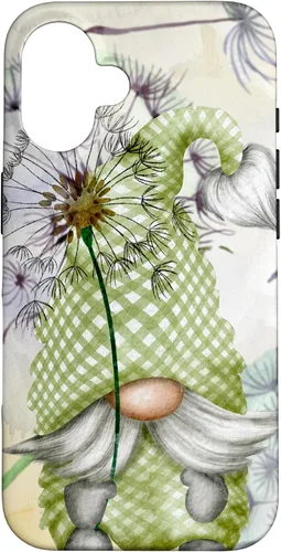 Miniatura 32 de Cute Gnome Dandelion Flower Pattern for Women Mom Aesthetic Case for iPhone 17