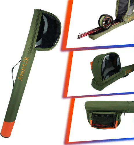 Miniatura 6 de Kit de Combo de Pesca con Mosca Extreme Aventik 0/1/2/3/4/5/6 Peso, Kit de Cañas de Pescar y Carrete de Mosca para Principiantes con Una Funda