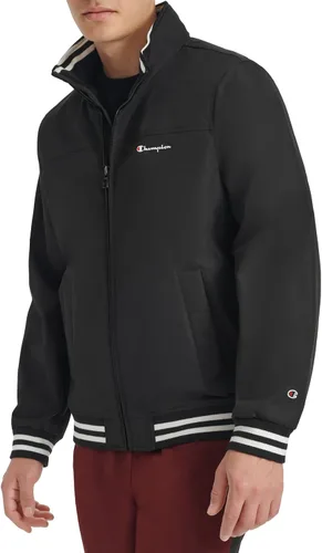 Miniatura 3 de Champion Men's Water Resistant Varsity Bomber Jacket With Flex Stand Collar